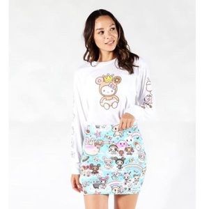 Tokidoki Donutella Kawaii Pastel Mini Skirt